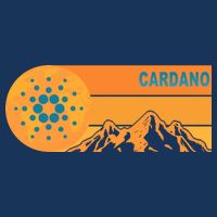 Cardano Crypto mountain  Womens T-Shirt