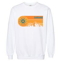Cardano Crypto mountain  Garment-Dyed Sweatshirt