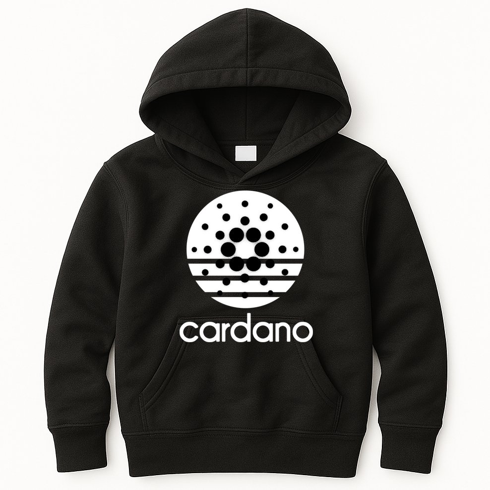 Cardano Logo Kids Hoodie