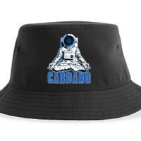 Cardano Mediating Yoga Astronaut Crypto Currency Sustainable Bucket Hat