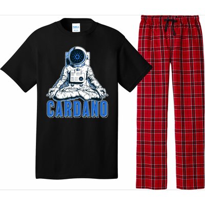 Cardano Mediating Yoga Astronaut Crypto Currency Pajama Set