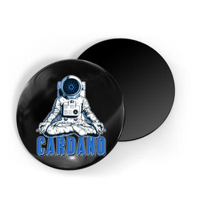 Cardano Mediating Yoga Astronaut Crypto Currency Magnet