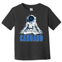 Cardano Mediating Yoga Astronaut Crypto Currency Toddler T-Shirt