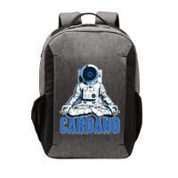 Cardano Mediating Yoga Astronaut Crypto Currency Vector Backpack