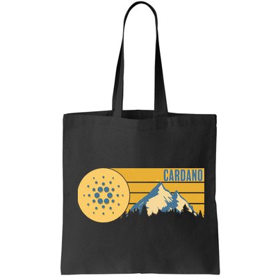 Cardano Vintage Mountains Crypto Currency Bag