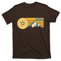 Cardano Vintage Mountains Crypto Currency T-Shirt