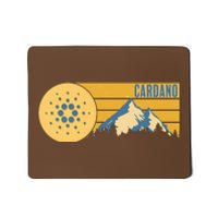 Cardano Vintage Mountains Crypto Currency Mousepad