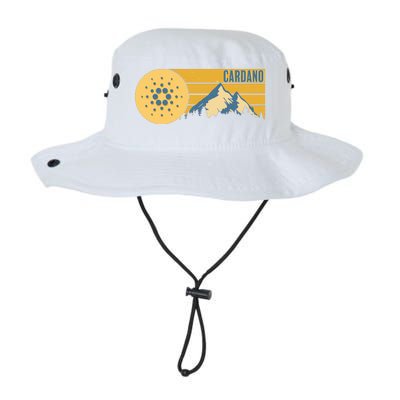 Cardano Vintage Mountains Crypto Currency Legacy Cool Fit Booney Bucket Hat