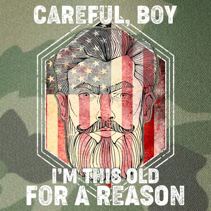 Careful Boy I'm This Old For A Reason Legacy Tie Dye Trucker Hat