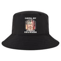 Careful Boy I'm This Old For A Reason Cool Comfort Performance Bucket Hat