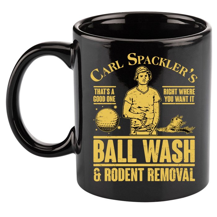 Carl's Spackler's Ball Wash And Rodent Removal  11oz C Handle Ceramic Mug