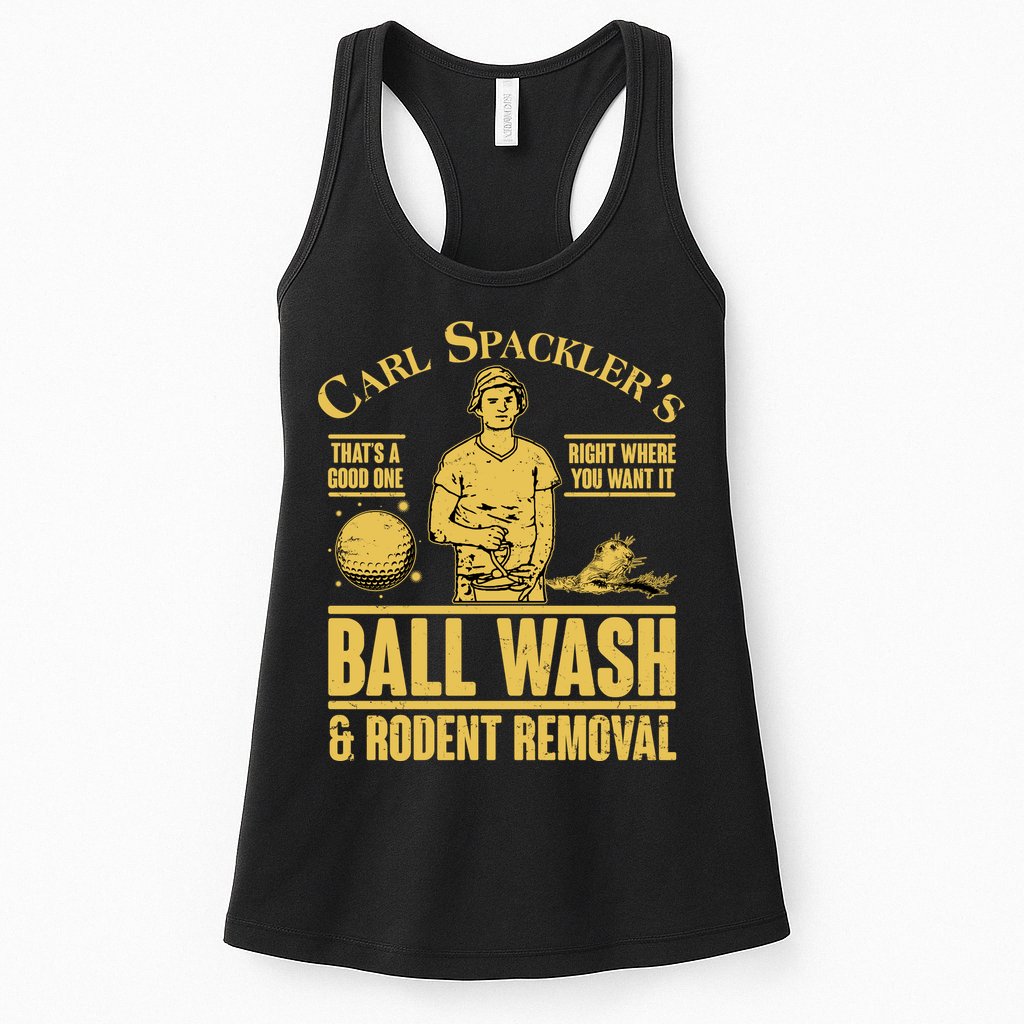 Carl's Spackler's Ball Wash And Rodent Removal  Womens Tank Top