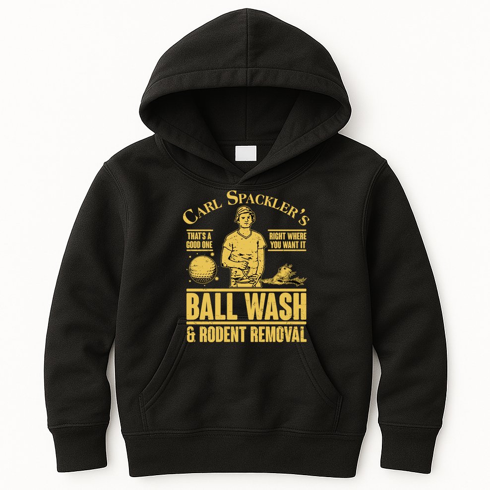 Carl's Spackler's Ball Wash And Rodent Removal  Kids Hoodie