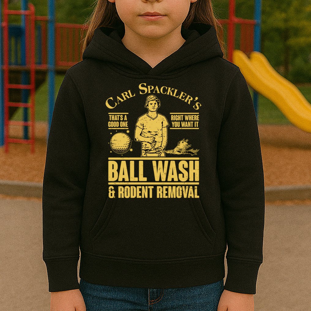 Carl's Spackler's Ball Wash And Rodent Removal  Kids Hoodie