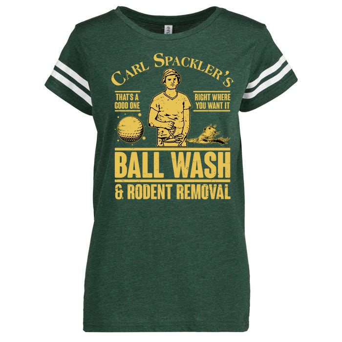 Carl's Spackler's Ball Wash And Rodent Removal  Enza Ladies Jersey Football T-Shirt