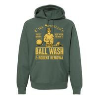 Carl's Spackler's Ball Wash And Rodent Removal  Premium Hoodie