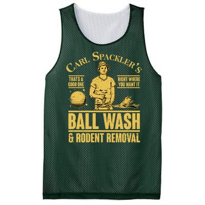 Carl's Spackler's Ball Wash And Rodent Removal  Mesh Reversible Basketball Jersey Tank