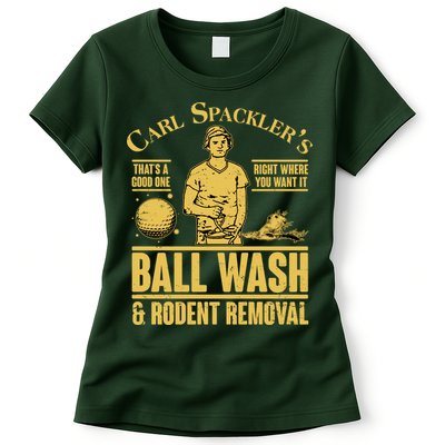 Carl's Spackler's Ball Wash And Rodent Removal  Womens T-Shirt