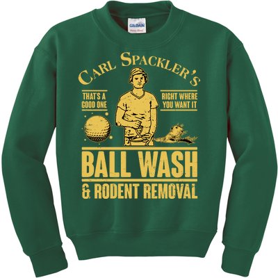 Carl's Spackler's Ball Wash And Rodent Removal  Kids Sweatshirt