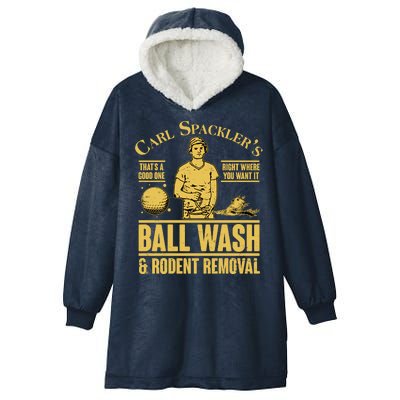 Carl's Spackler's Ball Wash And Rodent Removal  Hooded Wearable Blanket