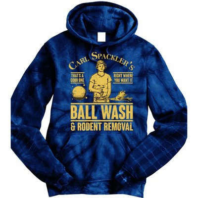 Carl's Spackler's Ball Wash And Rodent Removal  Tie Dye Hoodie