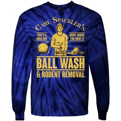 Carl's Spackler's Ball Wash And Rodent Removal  Tie-Dye Long Sleeve Shirt