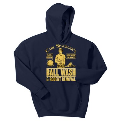 Carl's Spackler's Ball Wash And Rodent Removal  Kids Hoodie