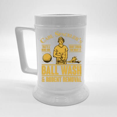 Carl's Spackler's Ball Wash And Rodent Removal  Beer Stein