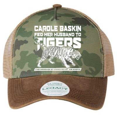 Carole Baskin Fed Her Husband To The Tigers Legacy Tie Dye Trucker Hat