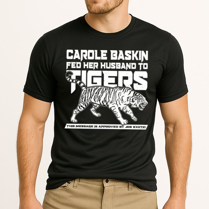 Carole Baskin Fed Her Husband To The Tigers Cooling Performance Crew T-Shirt
