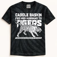 Carole Baskin Fed Her Husband To The Tigers Kids Tie-Dye T-Shirt