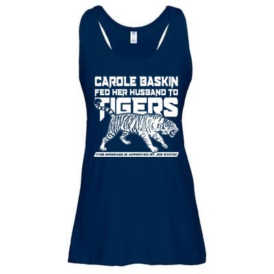 Carole Baskin Fed Her Husband To The Tigers Ladies Essential Flowy Tank