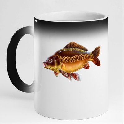 Carp 11oz Black Color Changing Mug