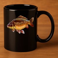Carp 11oz C Handle Ceramic Mug