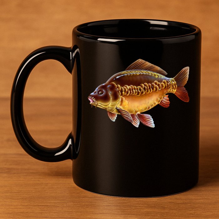Carp 11oz C Handle Ceramic Mug