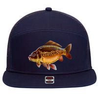 Carp 7 Panel Mesh Trucker Snapback Hat