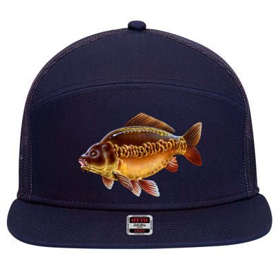 Carp 7 Panel Mesh Trucker Snapback Hat