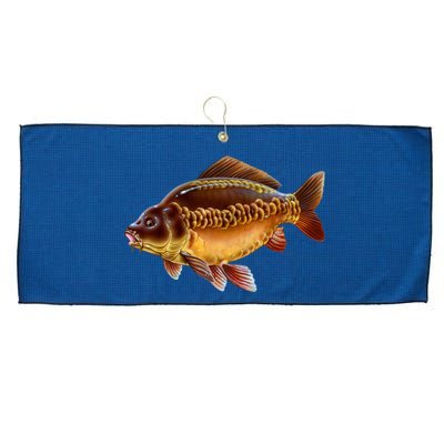 Carp Large Microfiber Waffle Golf Towel