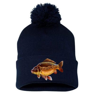 Carp Pom Pom 12in Knit Beanie