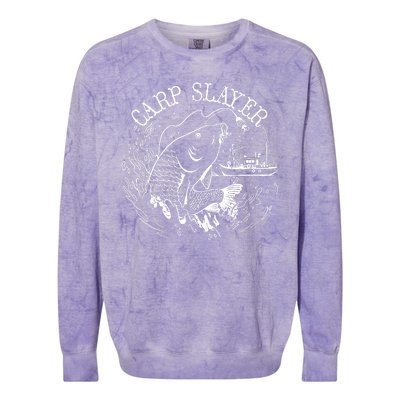 Carp Slayer Fishline Colorblast Crewneck Sweatshirt