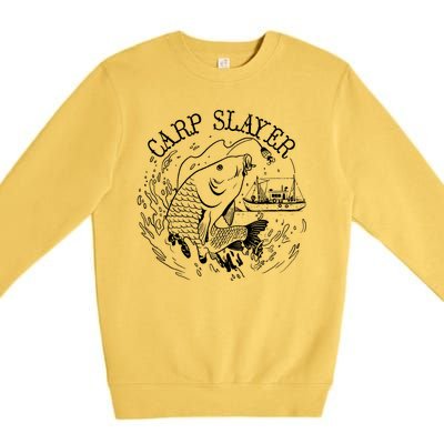 Carp Slayer Fishline Premium Crewneck Sweatshirt