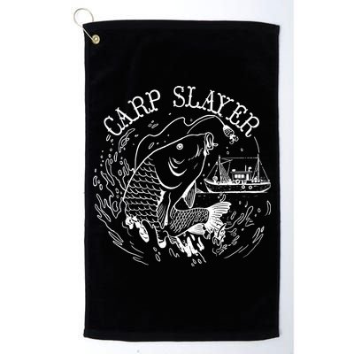 Carp Slayer Fishline Golf Towel