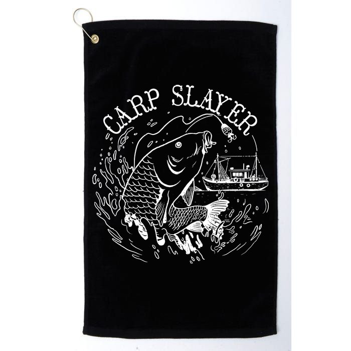 Carp Slayer Fishline Golf Towel