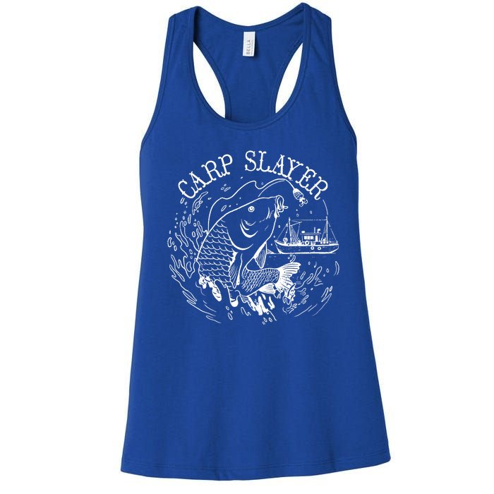 Carp Slayer Fishline Women's Racerback Tank