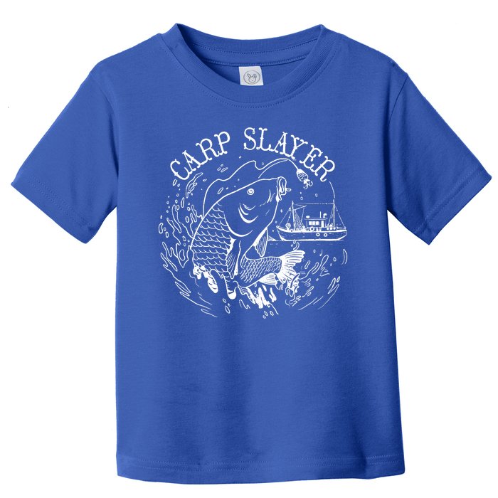 Carp Slayer Fishline Toddler T-Shirt