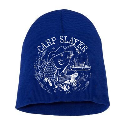 Carp Slayer Fishline Short Acrylic Beanie