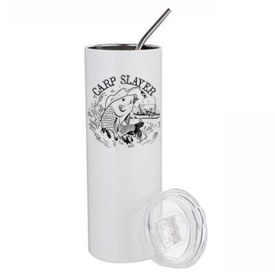 Carp Slayer Fishline Stainless Steel Tumbler