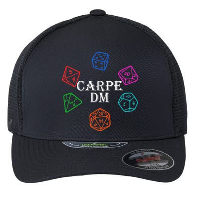 Carpe DM Funny Diem Parody Dice  Flexfit Unipanel Trucker Cap