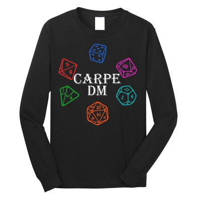 Carpe DM Funny Diem Parody Dice  Long Sleeve Shirt