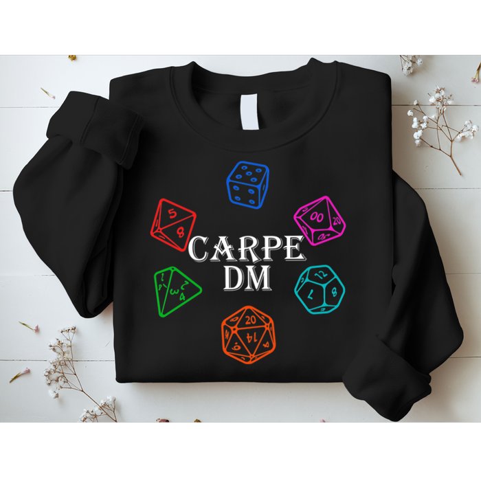 Carpe DM Funny Diem Parody Dice  Sweatshirt